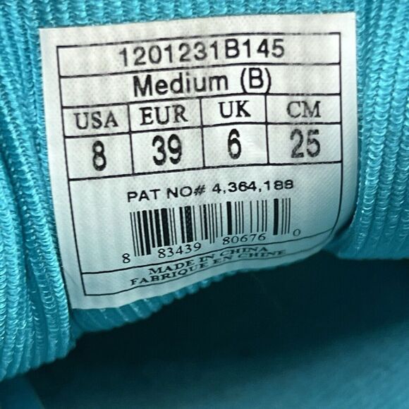 Brooks‎ Adrenaline GTS 13 Women Size 8 Shoes White Teal Blue Running Sneakers - Picture 8 of 9